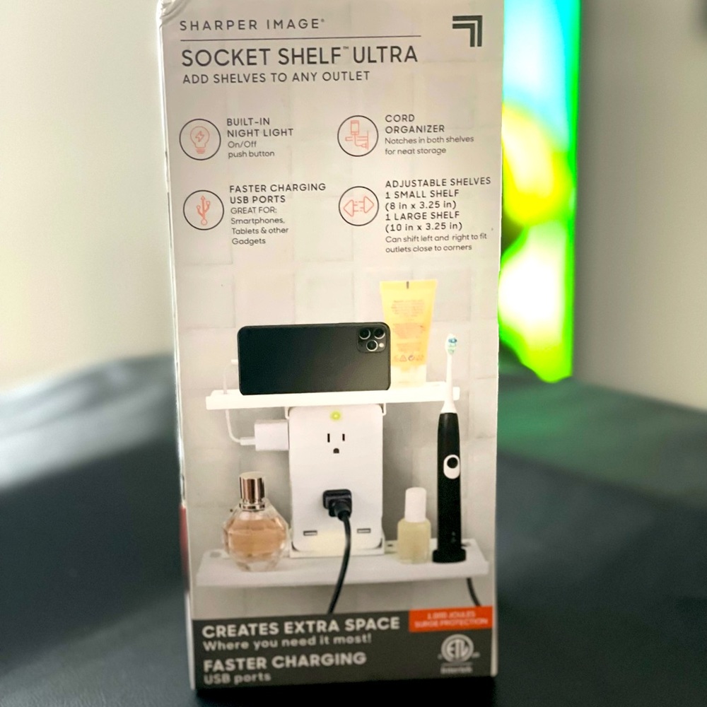 Electronics Socket Shelf